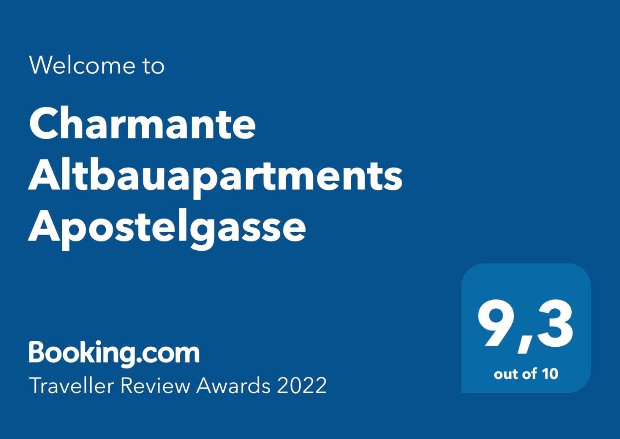 Charmante Altbauapartments Apostelgasse Wien Exterior foto
